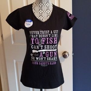 Never trust a guy tee!